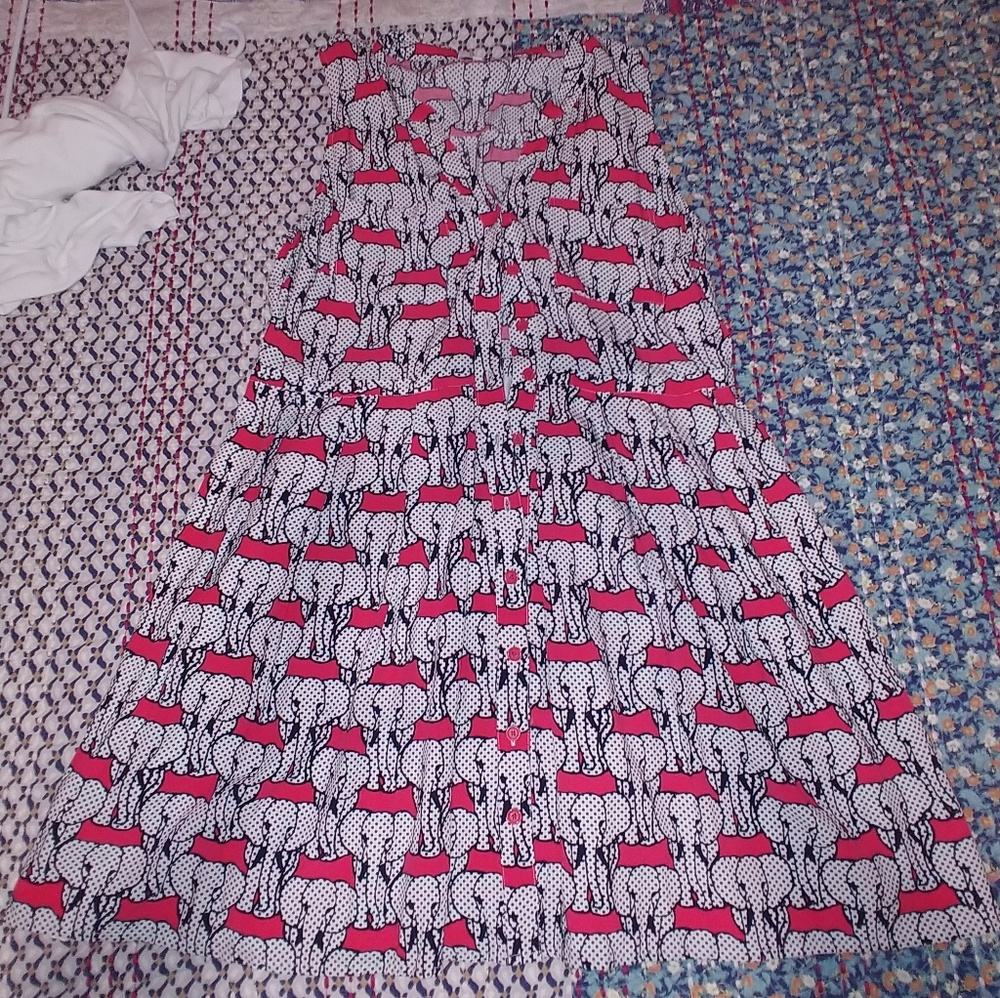 Elephant print dress